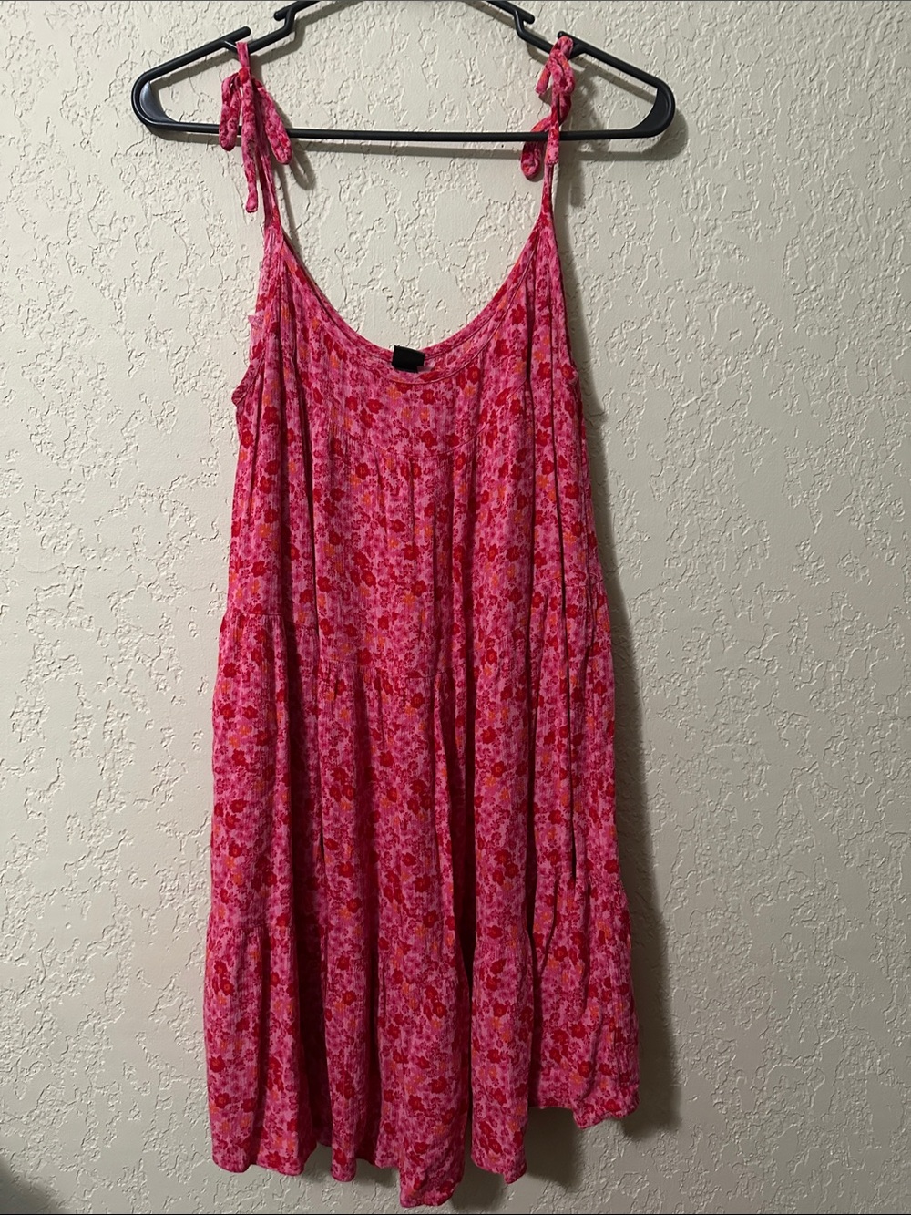Wild Fable Pink Floral Tie-Shoulder Sundress
